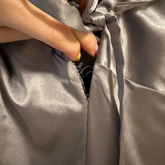 Flirt by Maggie Sottero Silver Mermaid Gown - Picture 5 of 5